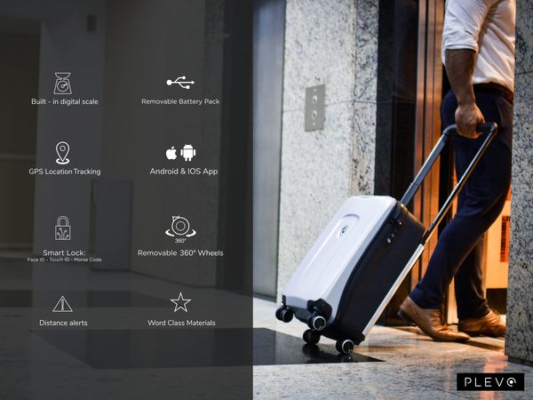 Plevo Smart Travel Suitcase
