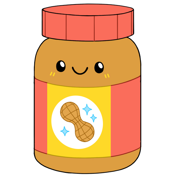 Plush Peanut Butter Jar