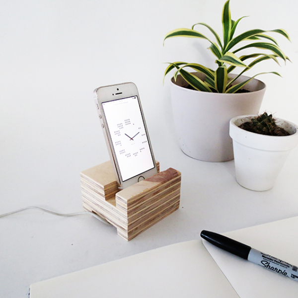 Plywood Phone Stand