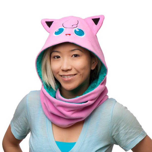 Pokémon Jigglypuff Hooded Reversible Scarf