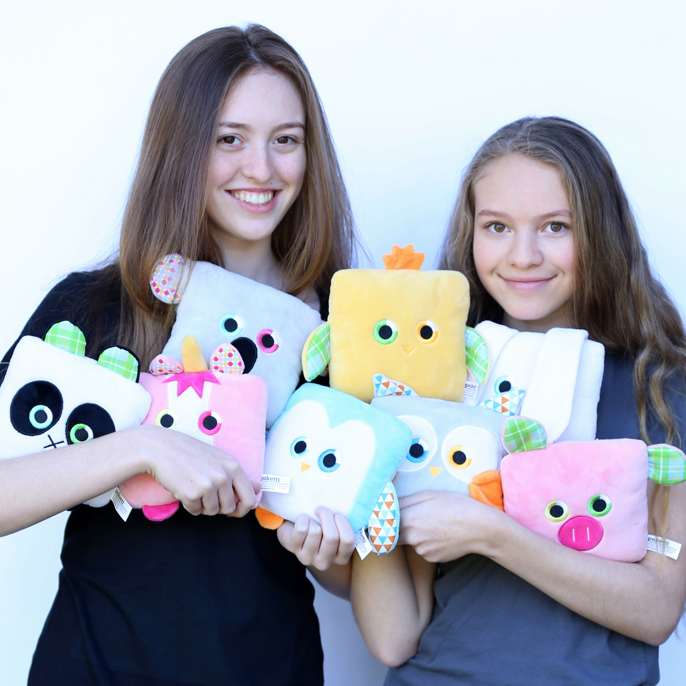 Poketti Plush Pillows with a Pocket