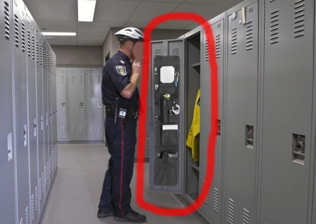 Police Hanging Locker & Door Organizer