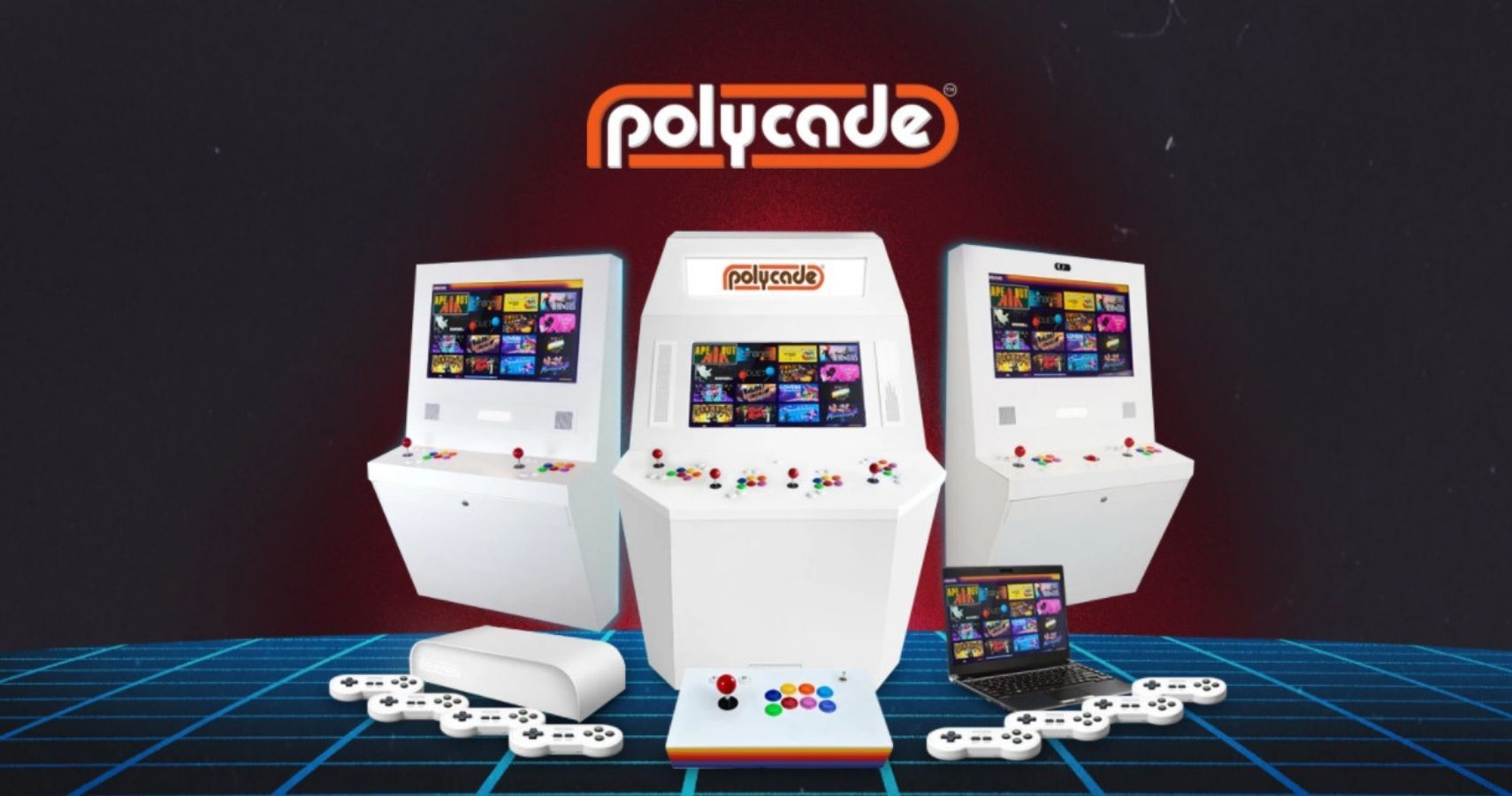 Polycade Wall-mounted Arcade Game Platform