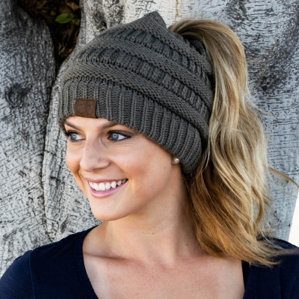 Ponytail Beanie Hat