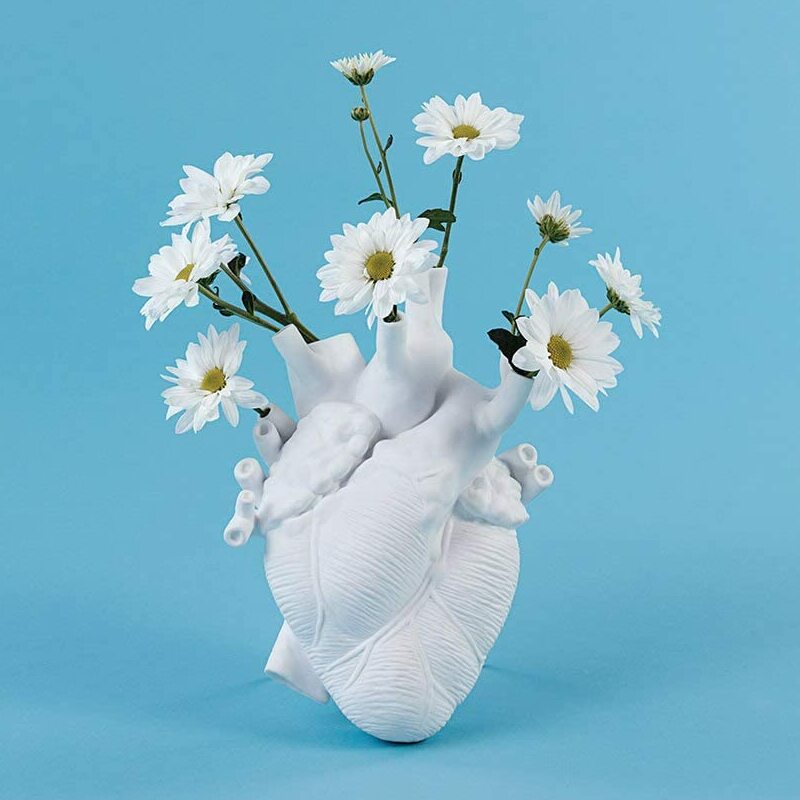 Porcelain Heart Vase