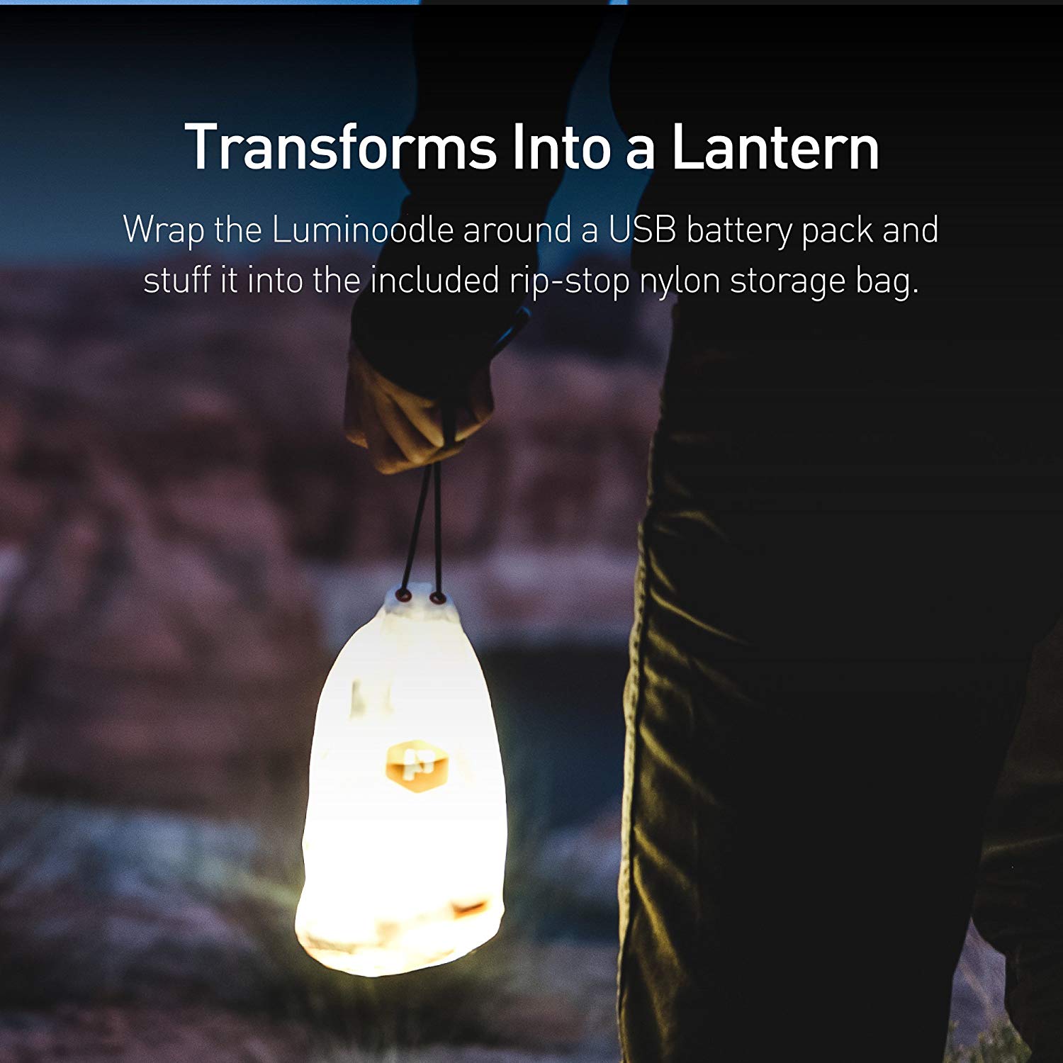 Portable LED Light Rope and Lantern