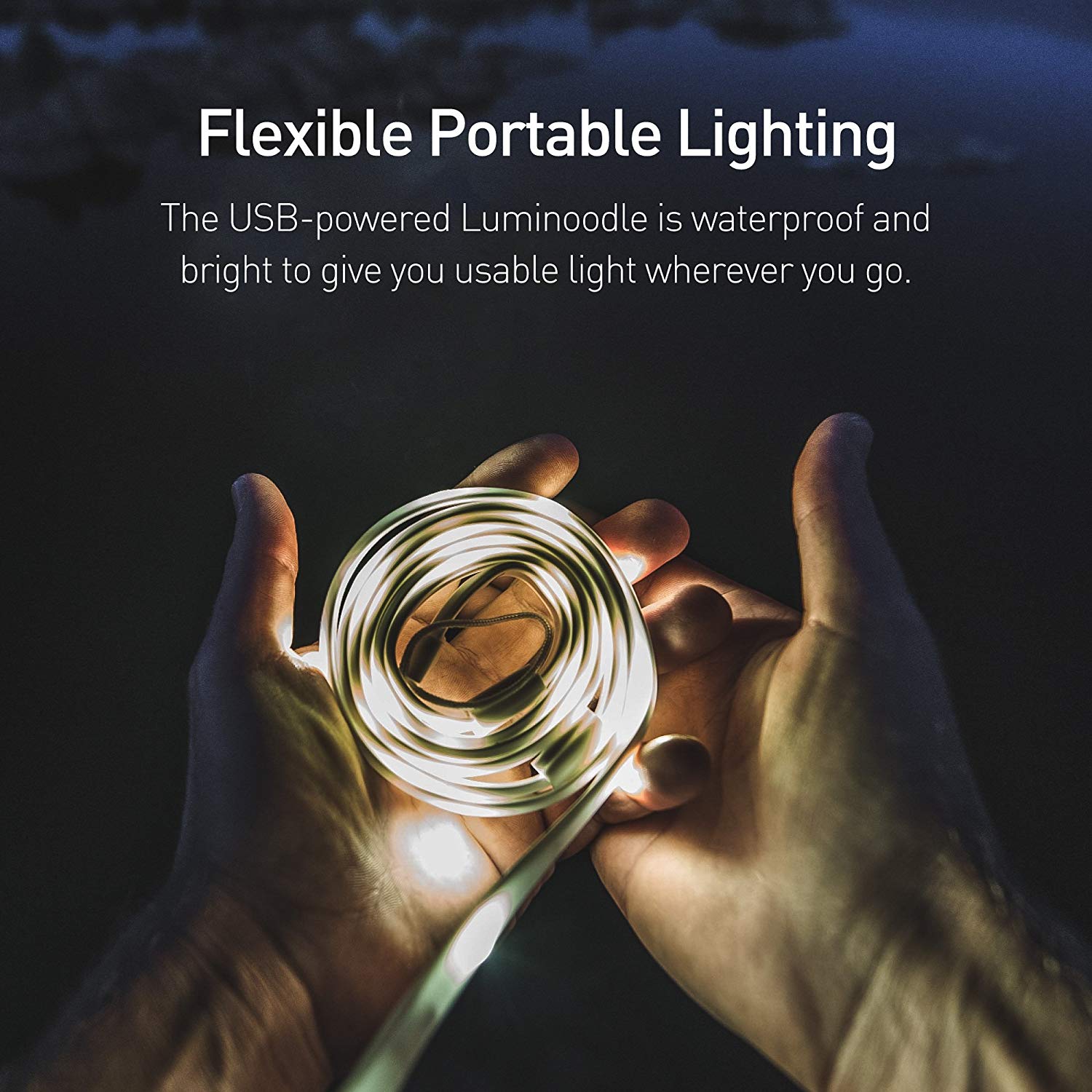 Portable LED Light Rope and Lantern