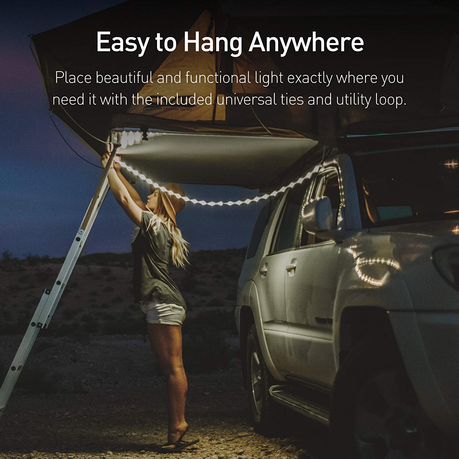 Portable LED Light Rope and Lantern