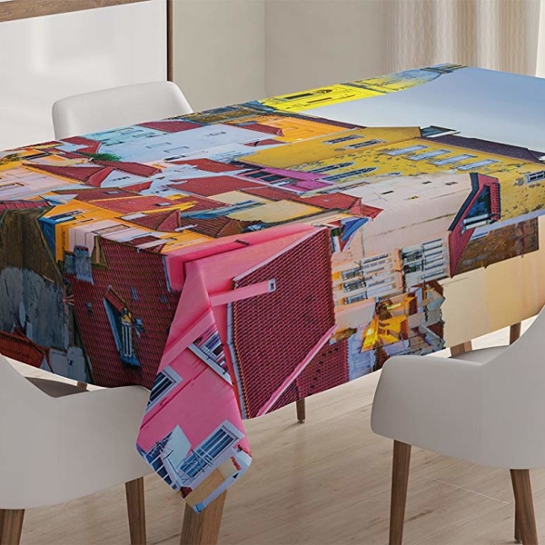 Portugal Skyline Tablecloth