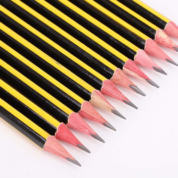 Pre-sharpened Wood Cased Pencils Set