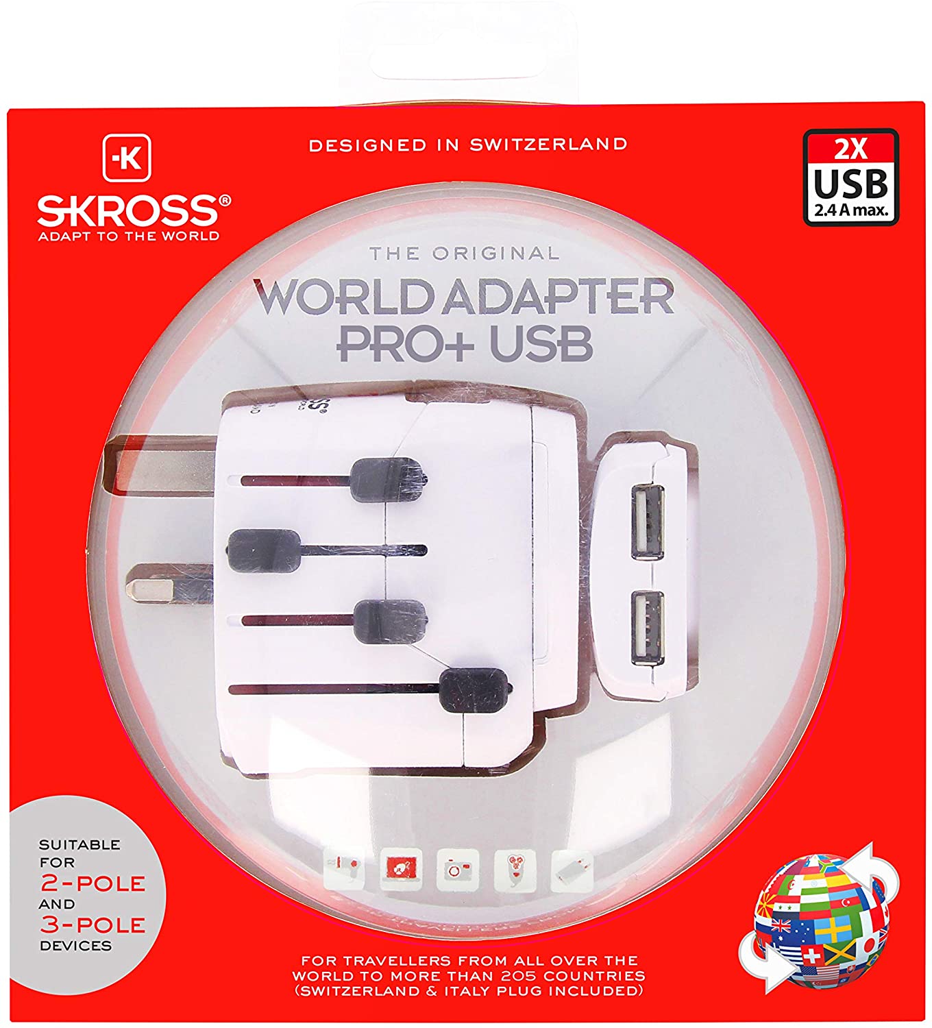 Pro Plus USB World Adapter