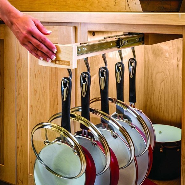 Pull-Out Pot & Pan Cabinet Organizer