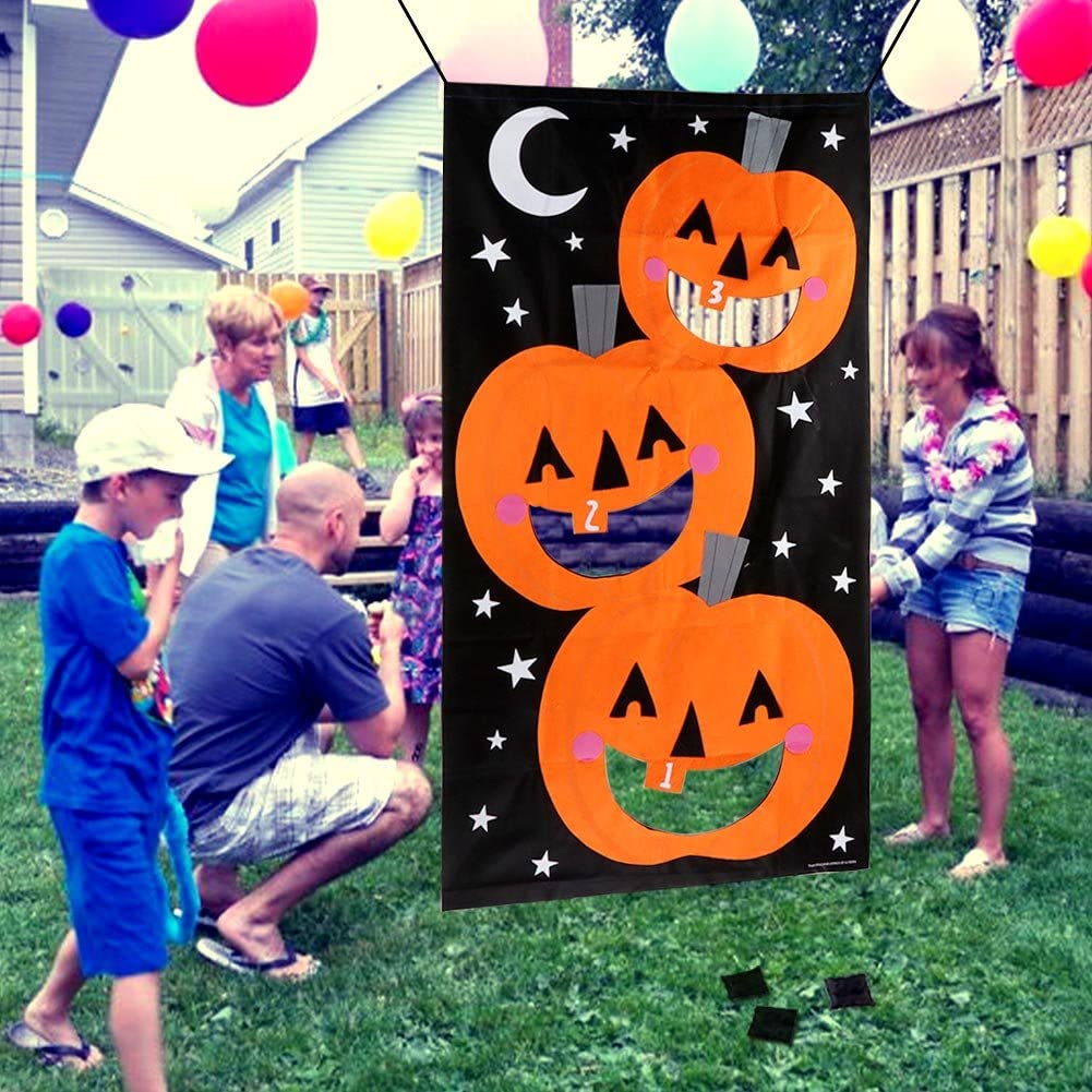 Pumpkin Bean Bag Toss Games