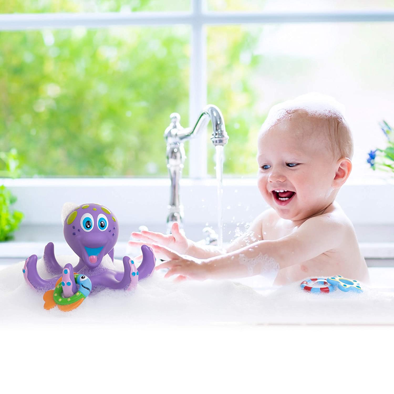 Purple Octopus Bath Toy