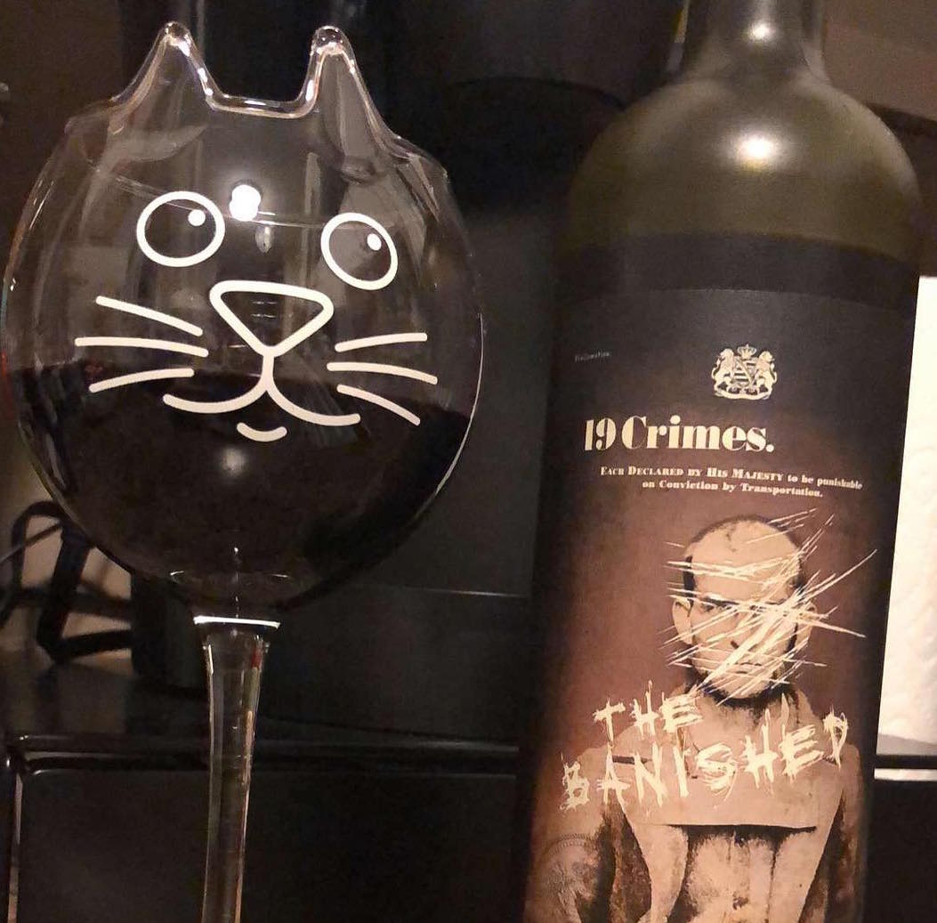 Purrfect Wine Glass