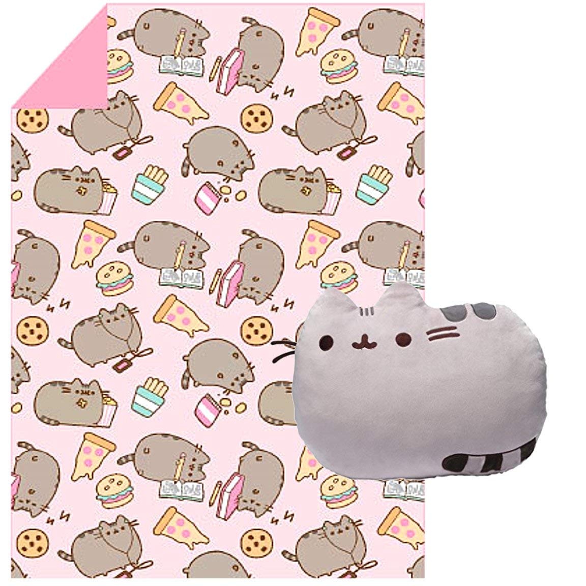 pusheen sloth blanket