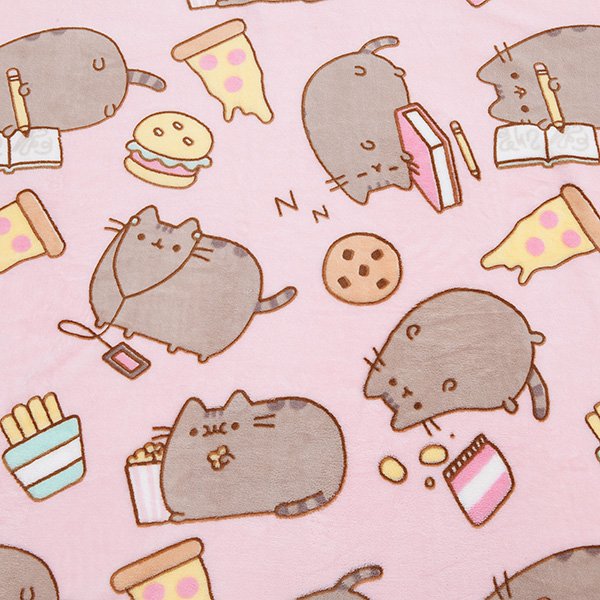 Pusheen Snacks Throw Blanket