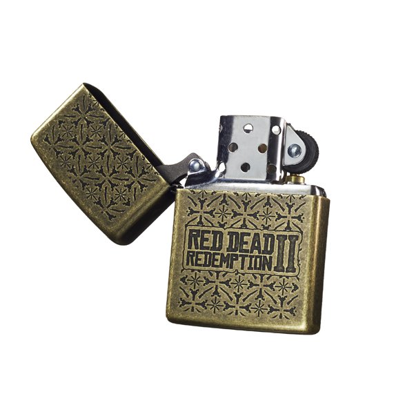 Red Dead Redemption 2 Brass Zippo Lighter