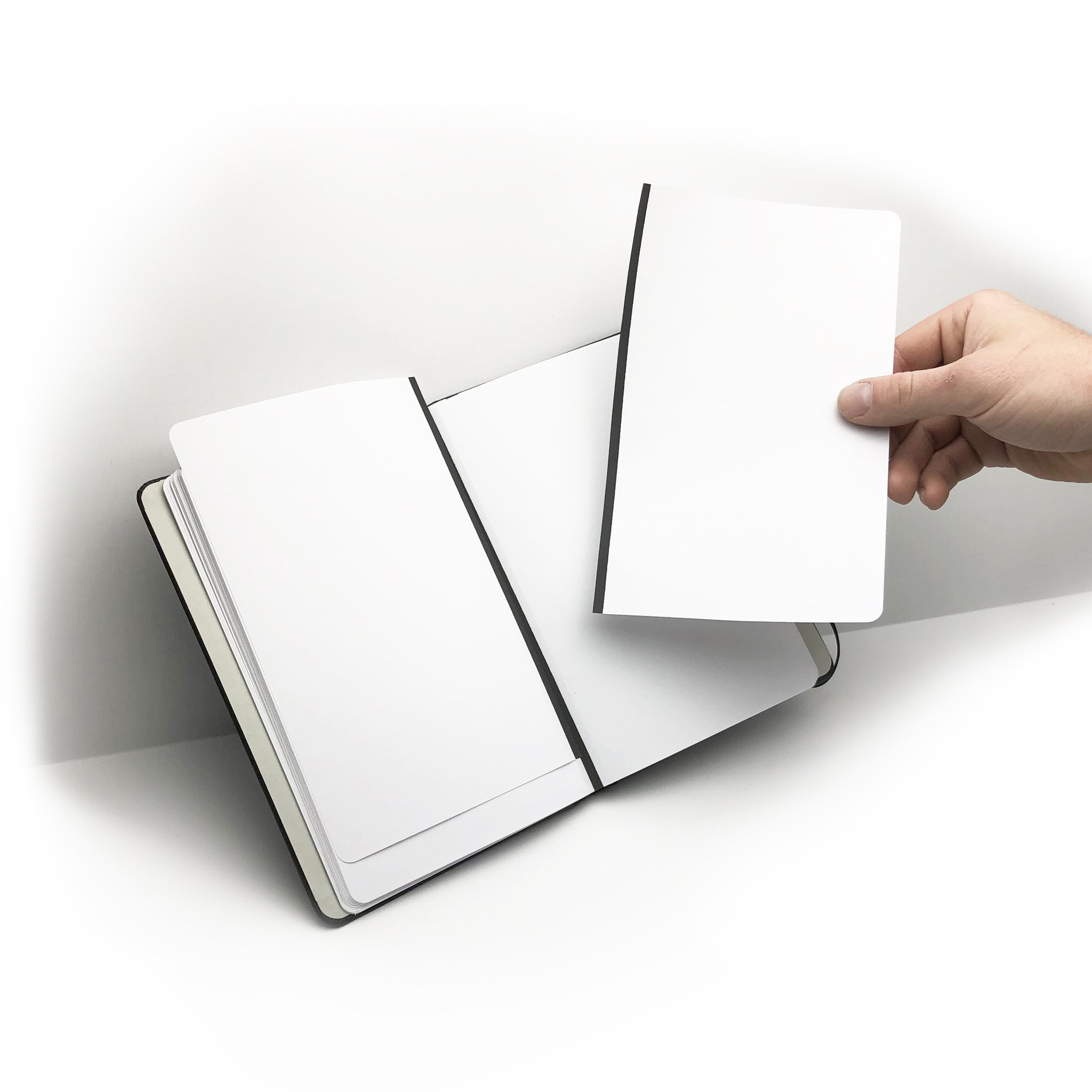 Rekonect Magnetic Notebook Has Leaves That You Can Detach And Reattach