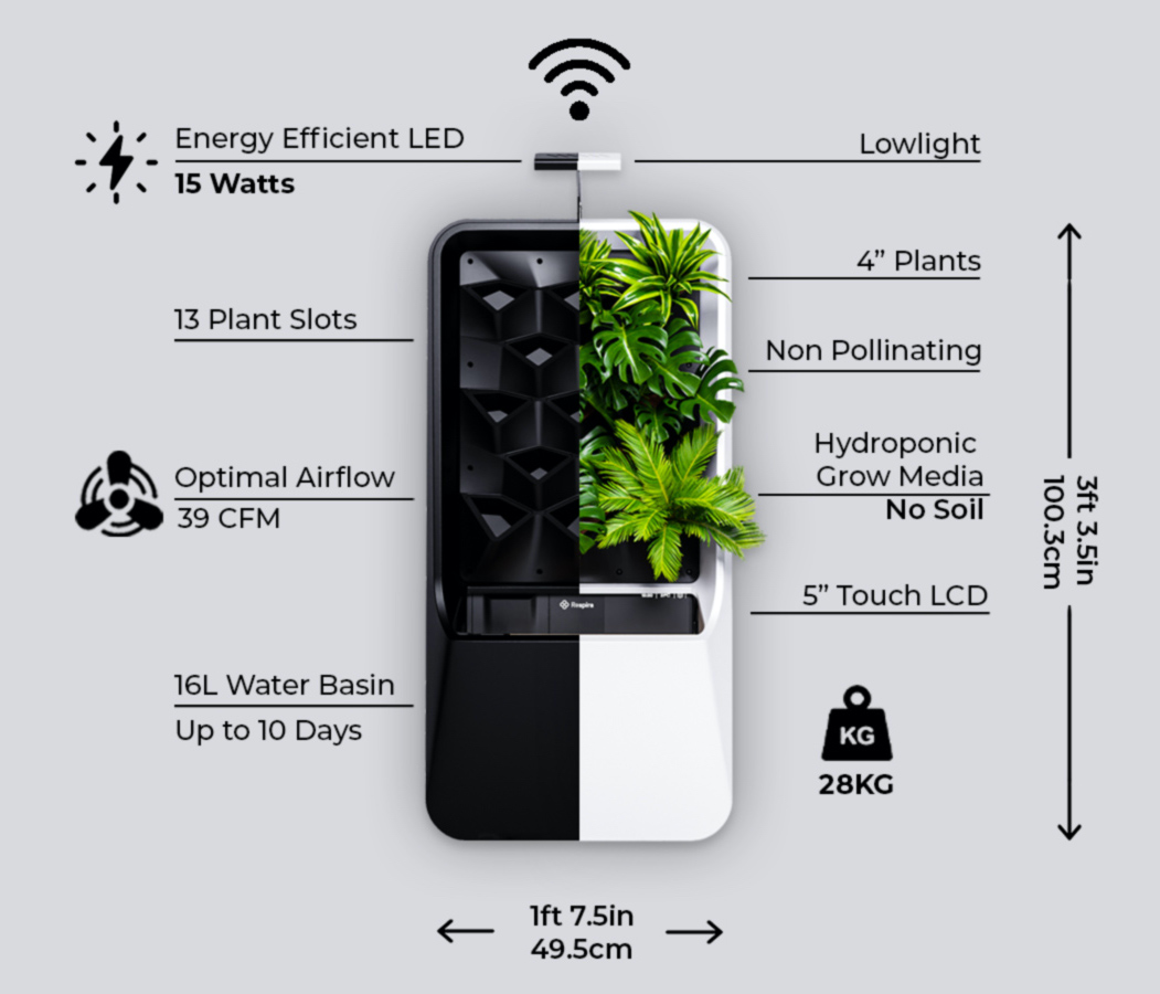 Respira Smart Air-purifying Garden