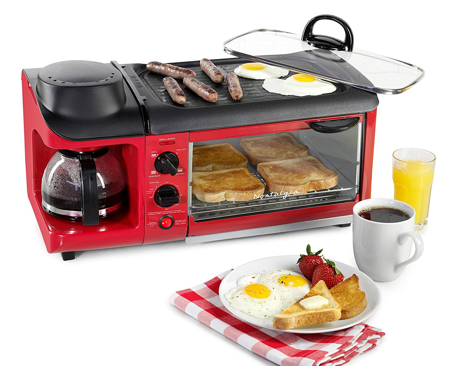 Retro 3-in-1 Family Size Breakfast Station