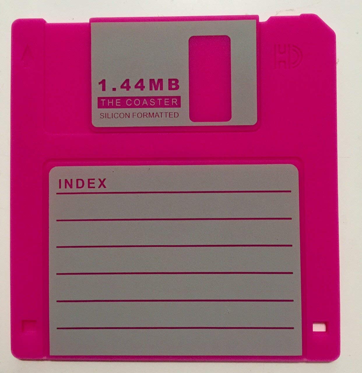 Retro Floppy Disk Silicone Drink Coasters