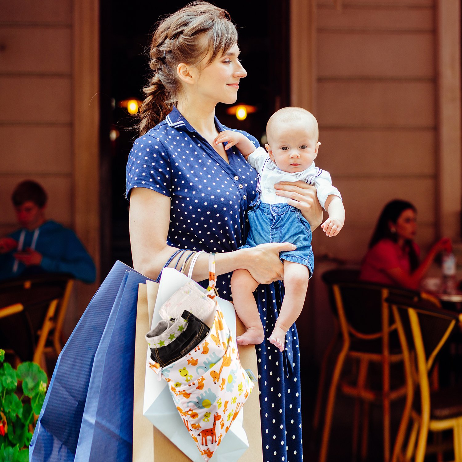 Reusable Diaper Wet Bag