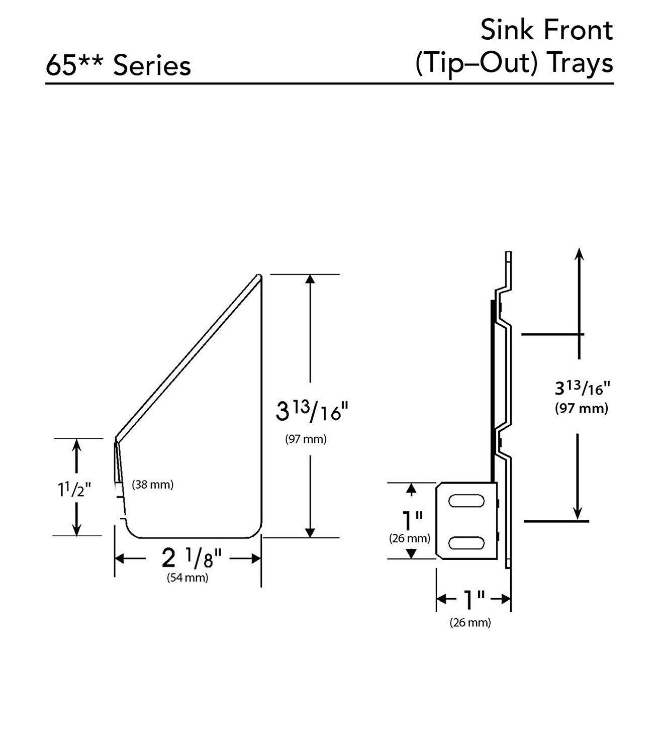 Rev-A-Shelf Sink Front Tray