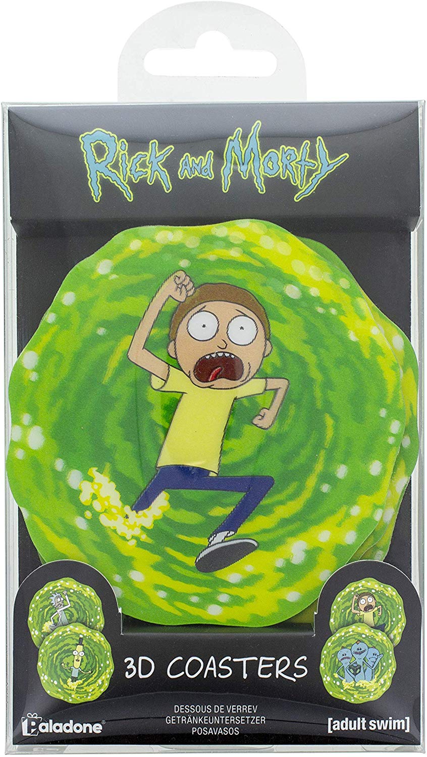 Rick and Morty 3D Drink Coasters