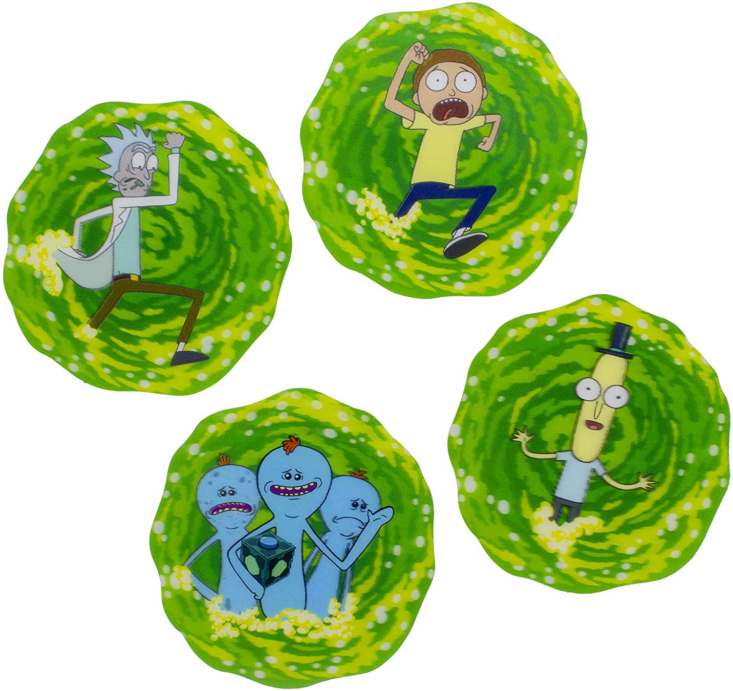 Rick and Morty 3D Drink Coasters