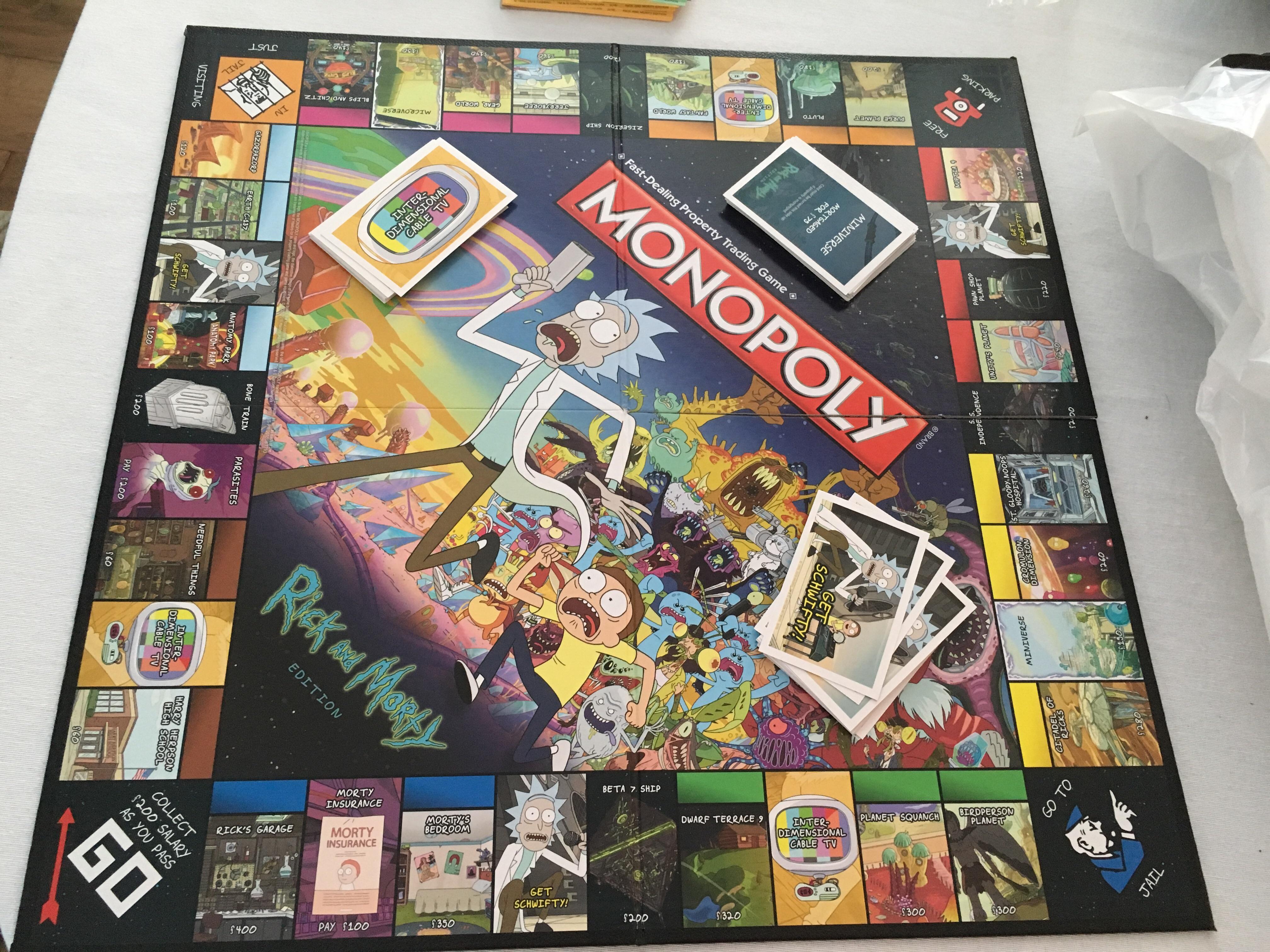 Rick and Morty Monopoly