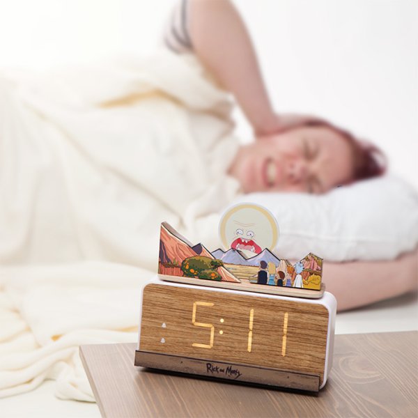 Rick and Morty Screaming Sun Alarm Clock