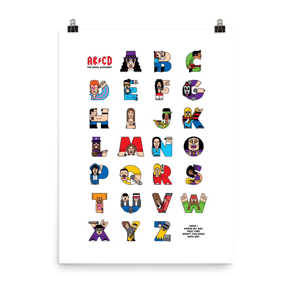 Rock ABC Board Book
