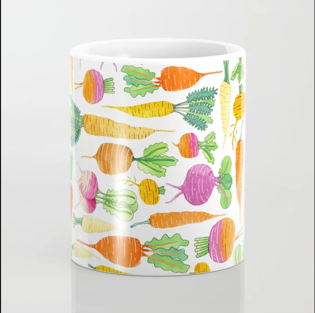 Root Veggies Coffee Mug