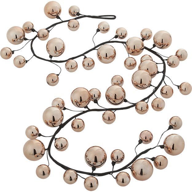 Rose Gold Ball Garland