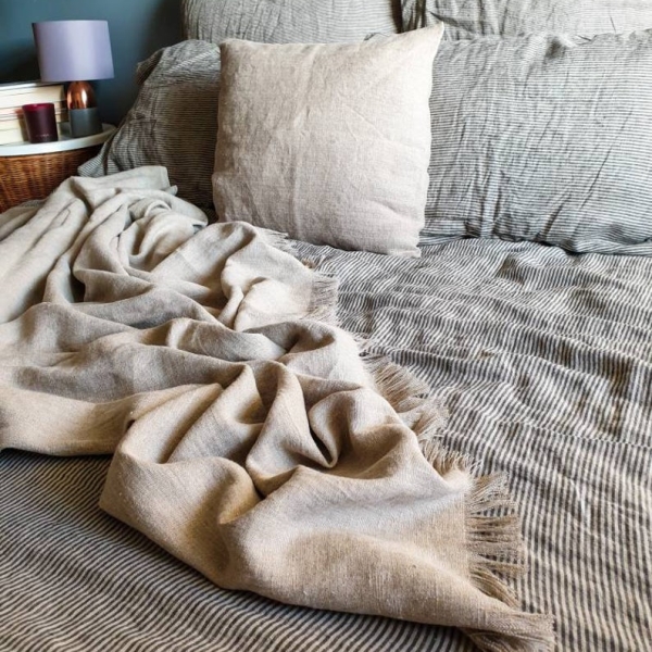 Rough Linen Blanket