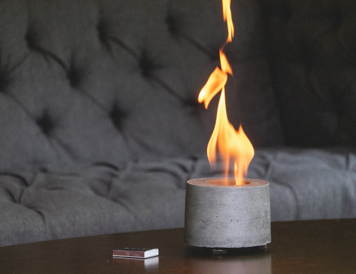 Rubbing Alcohol Flame Lamp