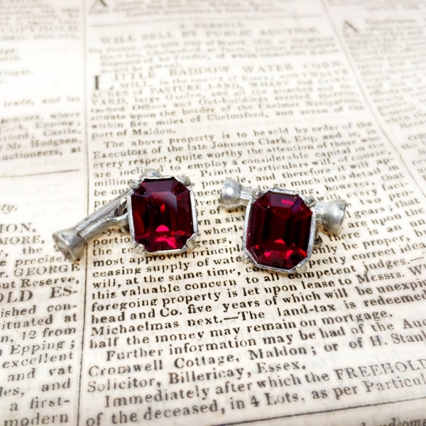 Ruby Cufflinks