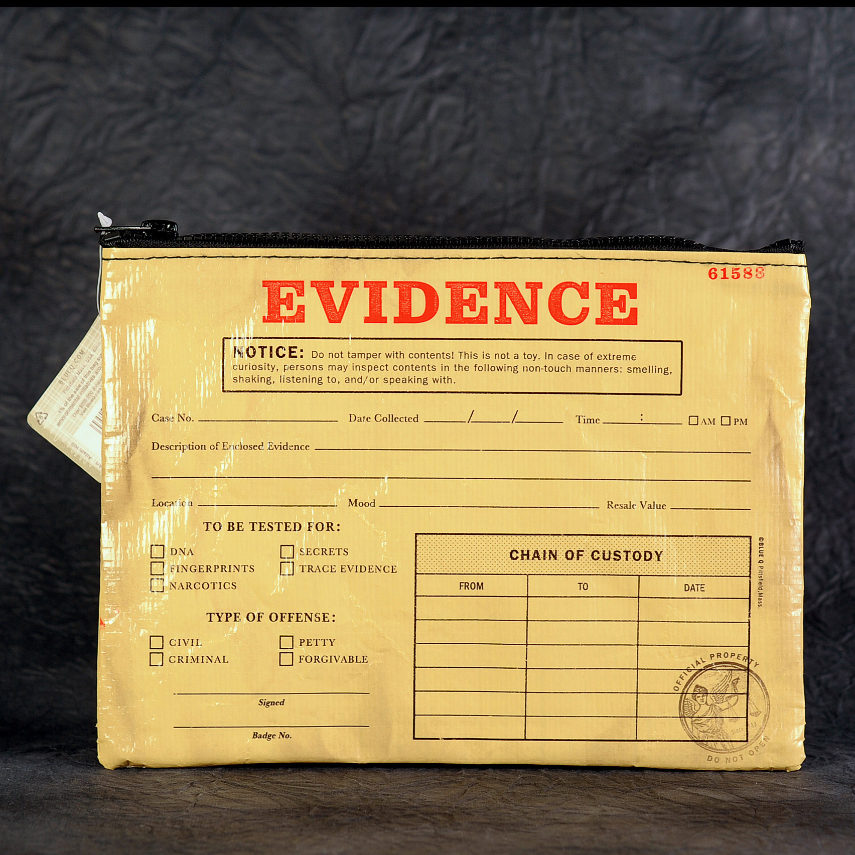 Evidence Zipper Pouch