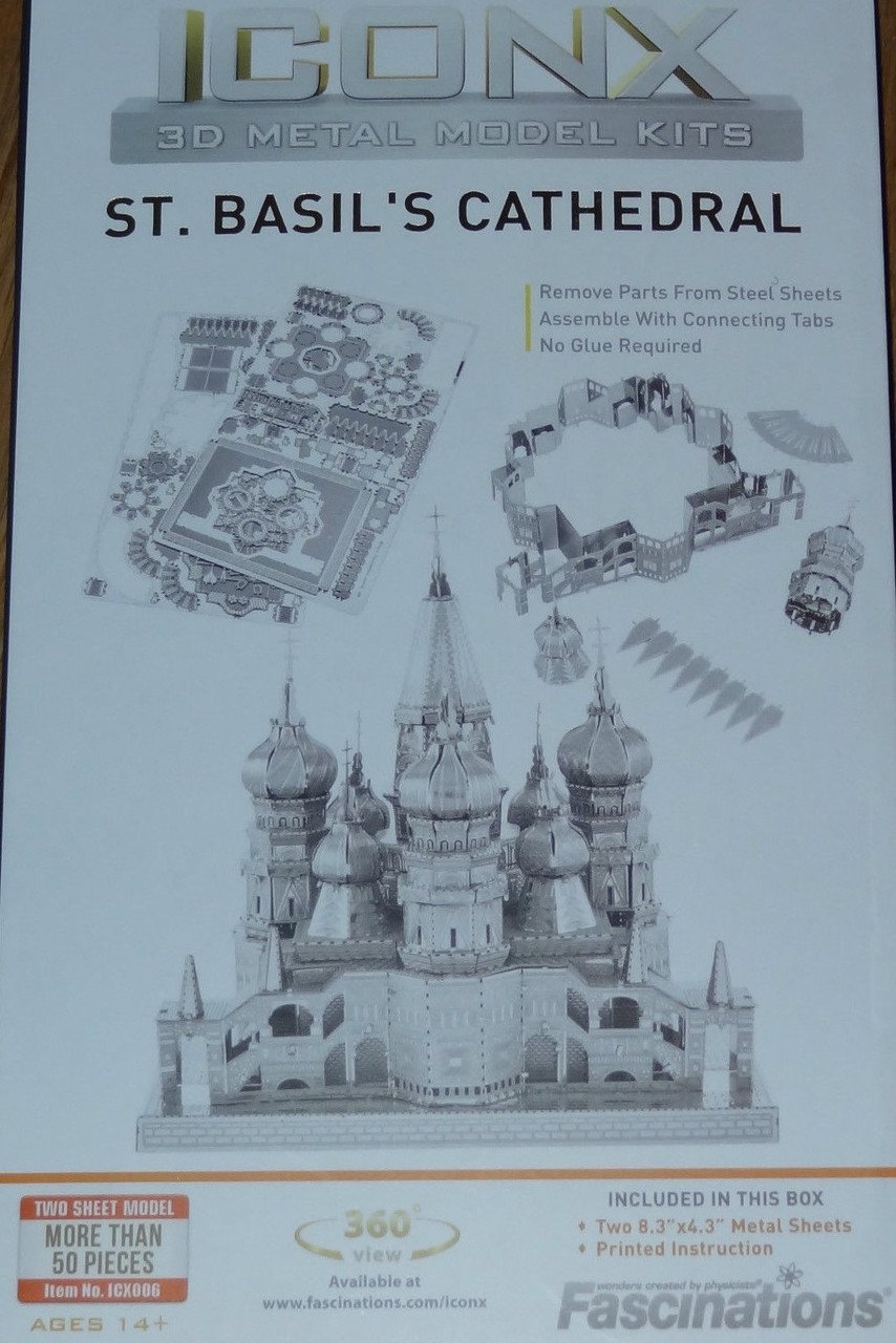 Saint Basil's Cathedral 3D Metal Model Kit