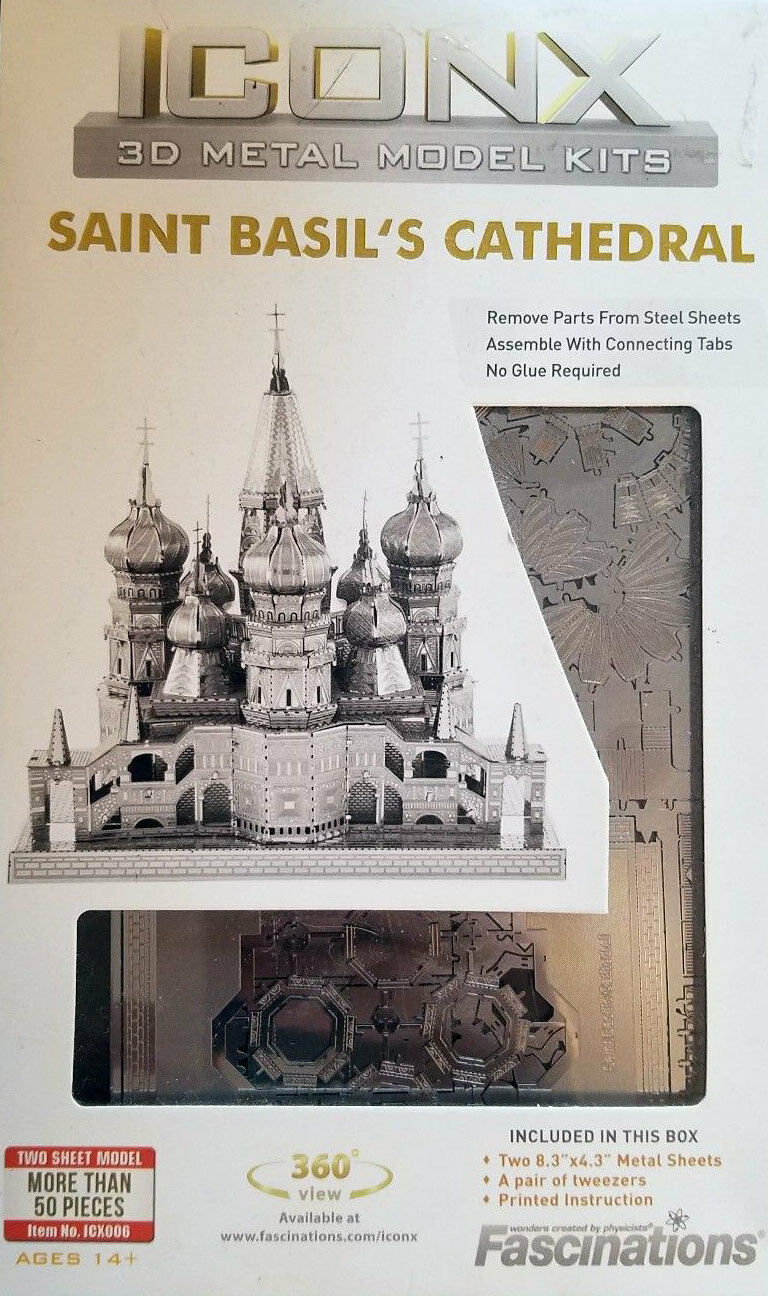Saint Basil's Cathedral 3D Metal Model Kit