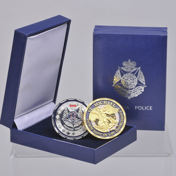 Saint of Police Officers Coin With Prayer