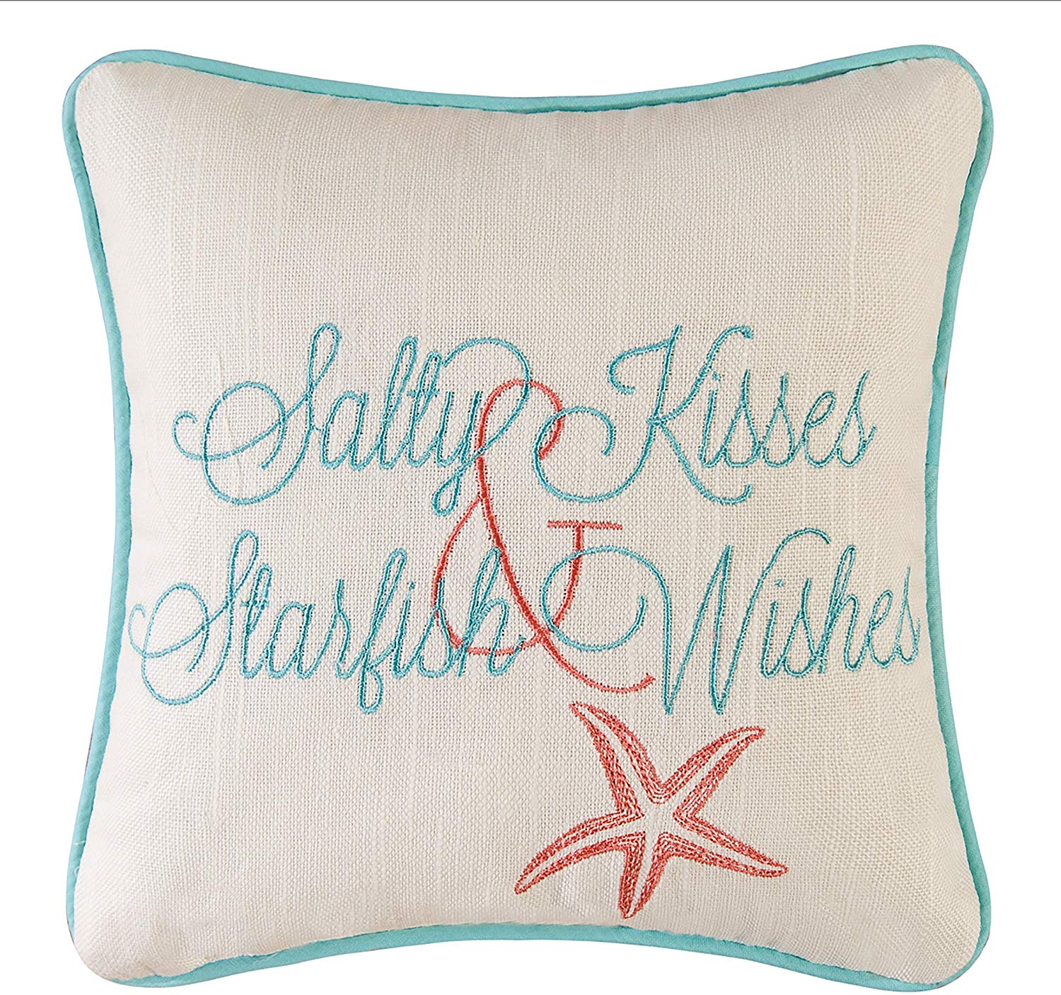 Salty Kisses Starfish Pillow