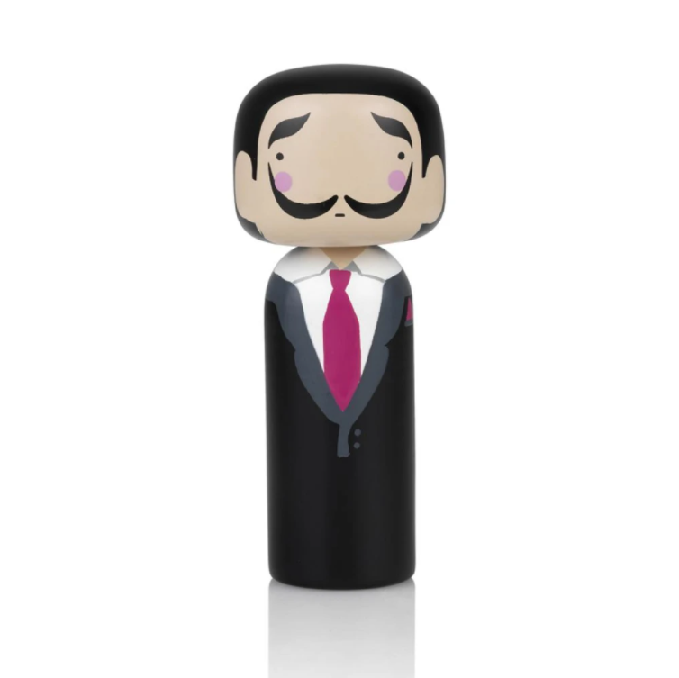  Salvador Dali Kokeshi Doll