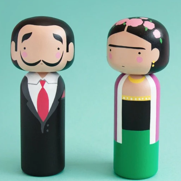  Salvador Dali Kokeshi Doll