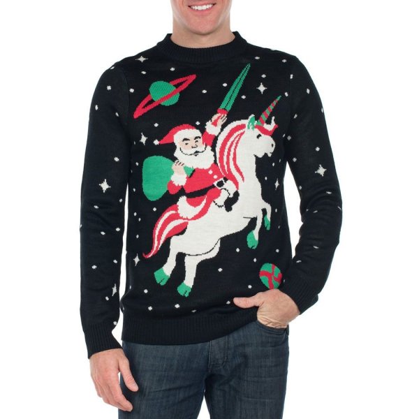 Santa Unicorn Christmas Sweater