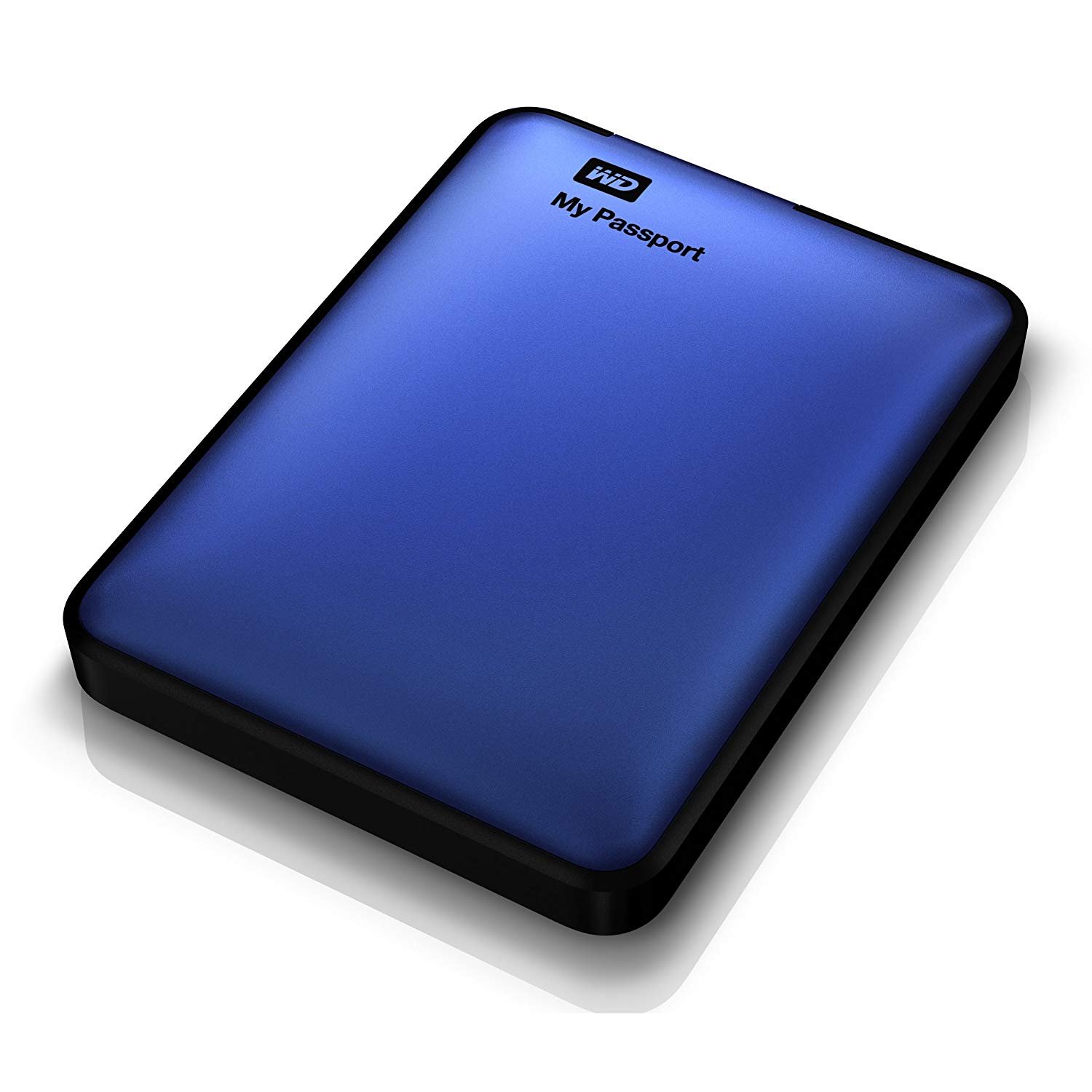 Sapphire Blue Portable External Hard Drive