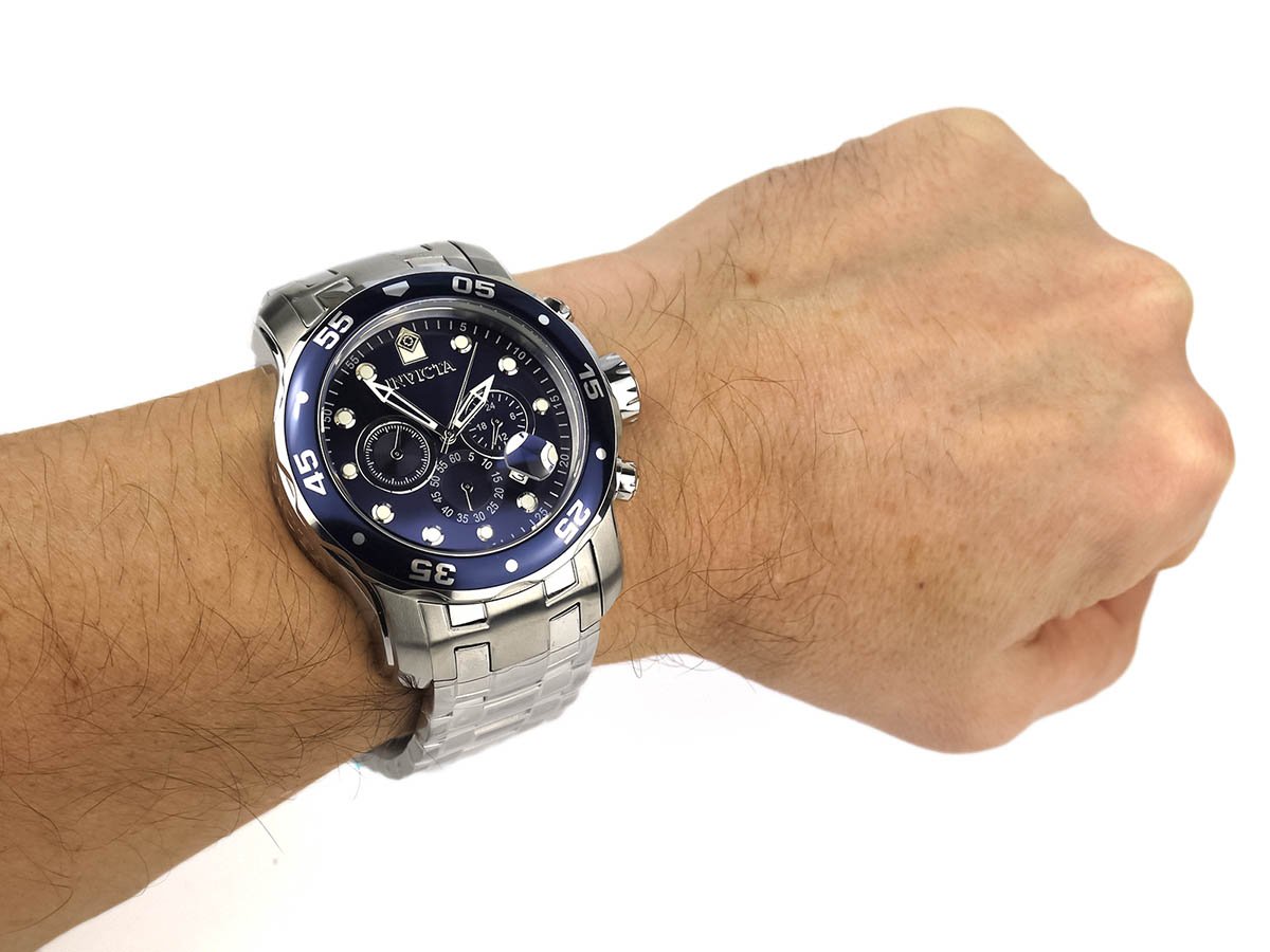 Sapphire Blue Stainless Steel Watch