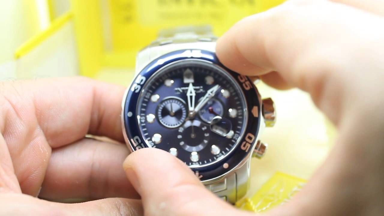 Sapphire Blue Stainless Steel Watch