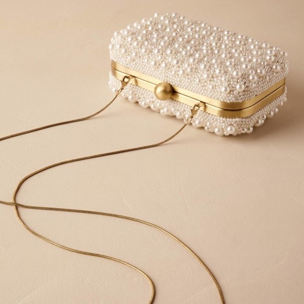 Savita Pearl Clutch